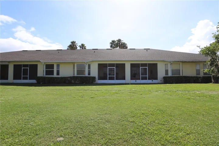 Rear of home facing 9th fairway