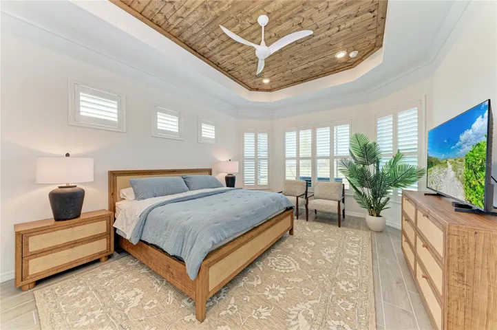 Primary Bedroom Suite with Custom Trim