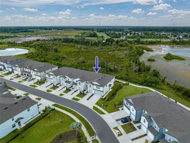 Arial Shot of End Unit