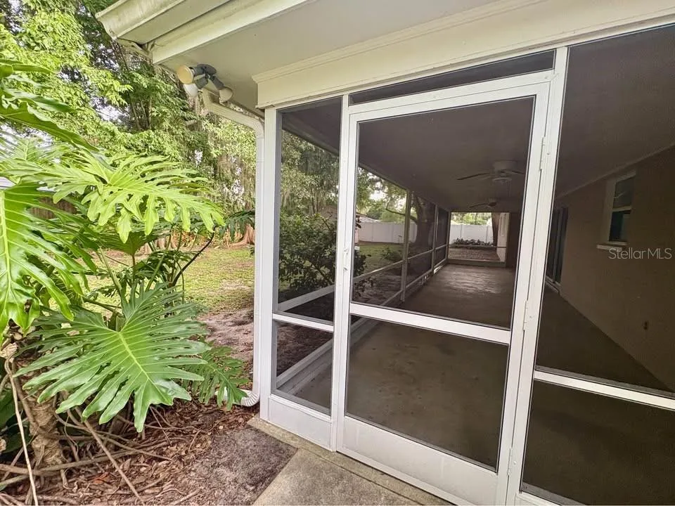 Screened-In Back Porch
