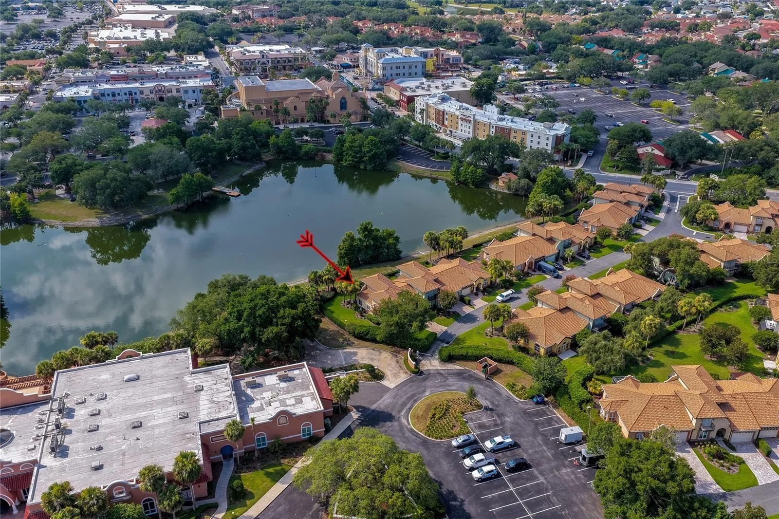 Large building is La Hacienda Rec Center.