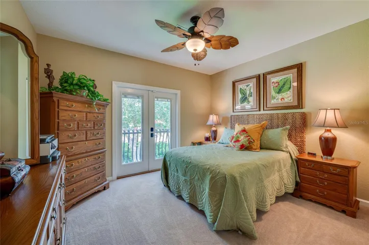 2nd floor west guest room with private balcony