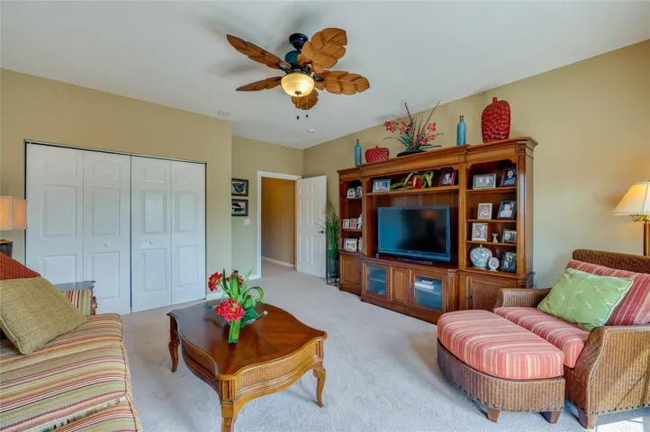 2nd floor east guest room used as family room from the balcony