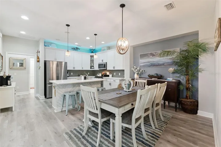 Dining room and Kitchen