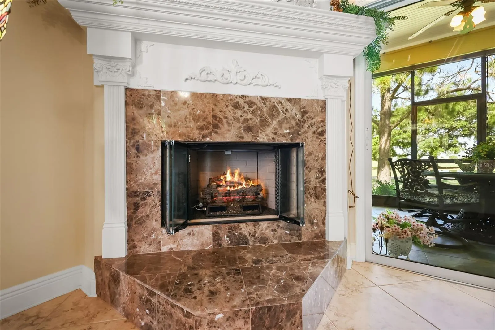 Gas fireplace