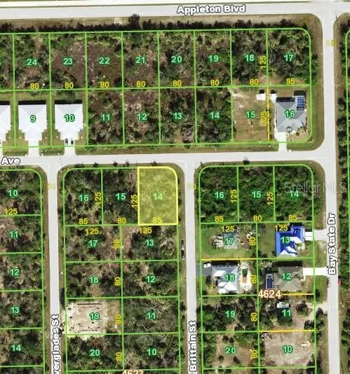 Build Your Dream Home on This Prime Corner Lot! Spacious 80' x 125' (10,000 Sq Ft) residential corner lot located in a rapidly developing area of Port Charlotte. The corner location offers greater design flexibility and excellent curb appeal. Close to shopping, dining, schools, golf, parks, public boat ramps, and Gulf Coast beaches. An outstanding opportunity for homeowners, builders, or investors looking to secure property in the growing Southwest Florida market.
