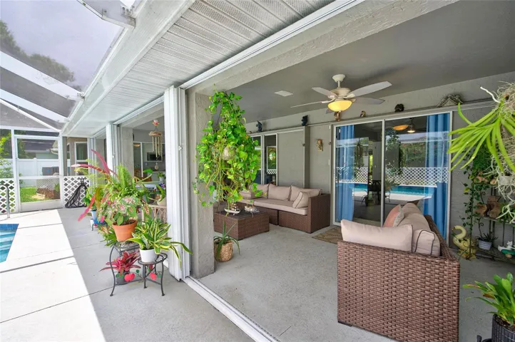 rain or shine the doors open all the way to make even more living space