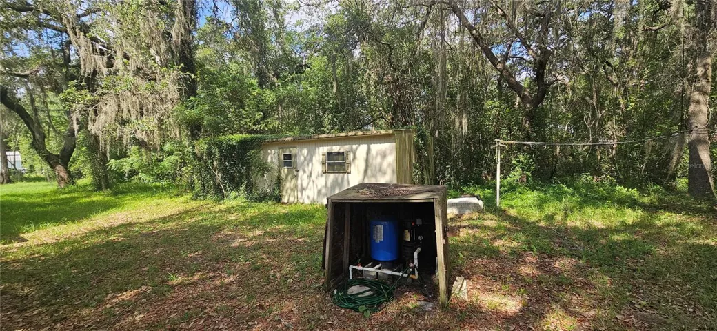 Shed and Water pump