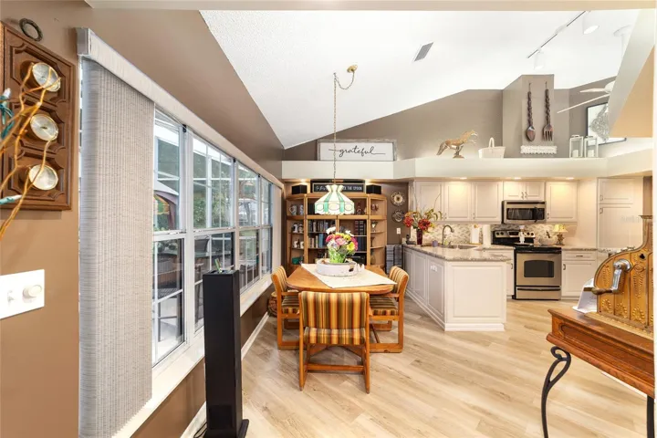Bonus room view to breakfast room and kitchen