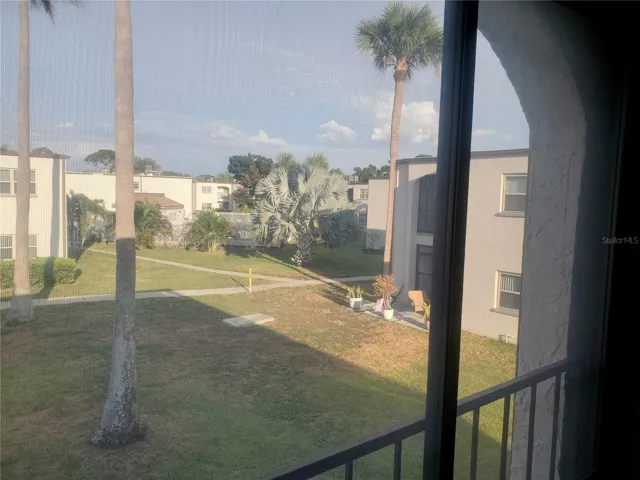 View from porch off living room