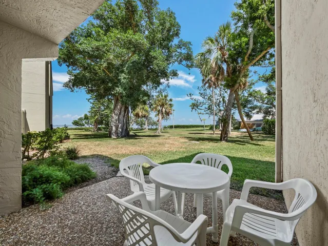 view of bay from master bedroom patio