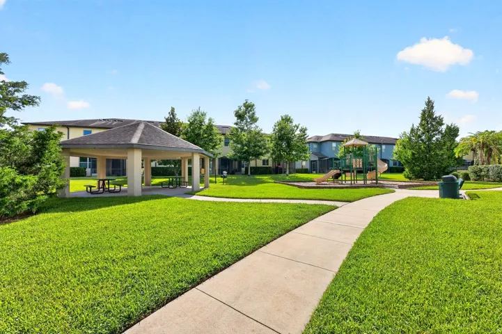 Picnic area and playground.