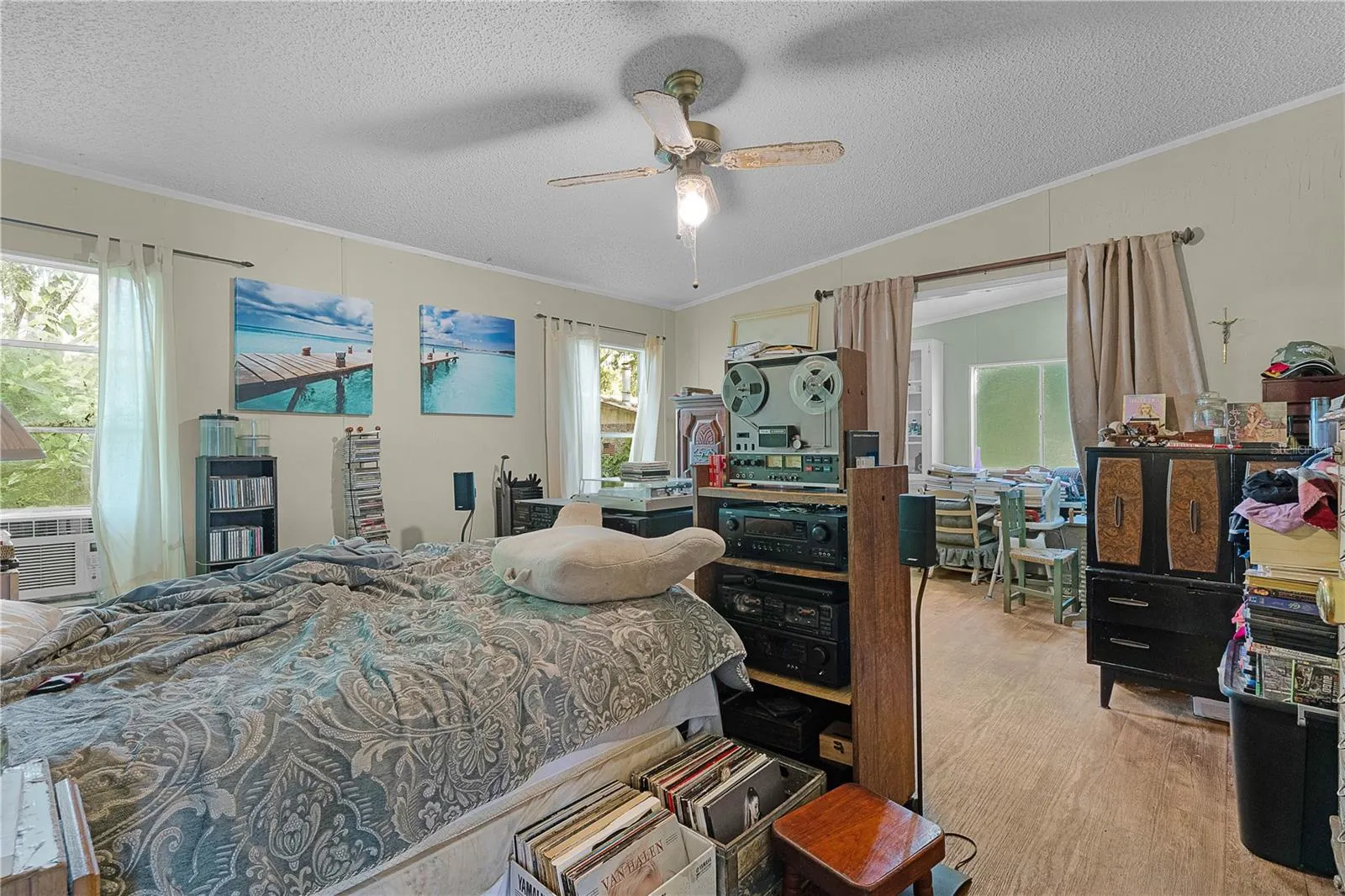 Primary bedroom with plenty of natural light