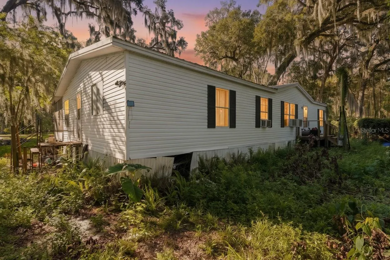 Side view of home