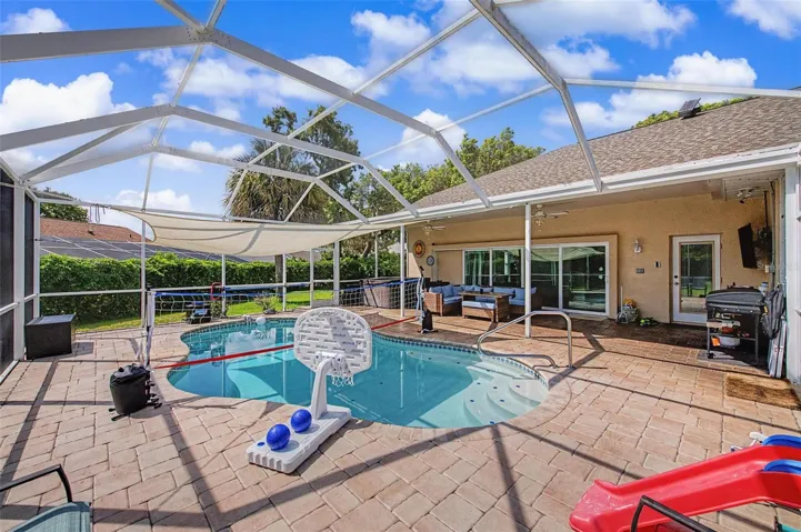 Solar Heated Saltwater Pool