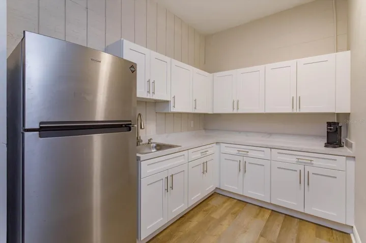 Kitchenette in garage