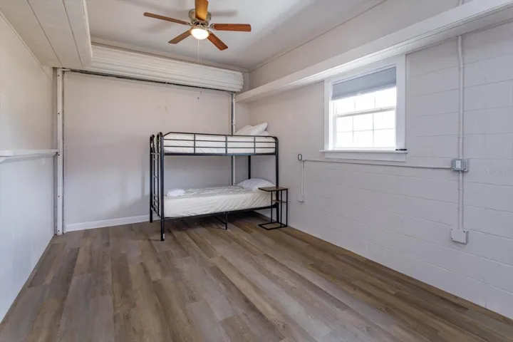 Storage/flex space in garage (original garage door still in place)