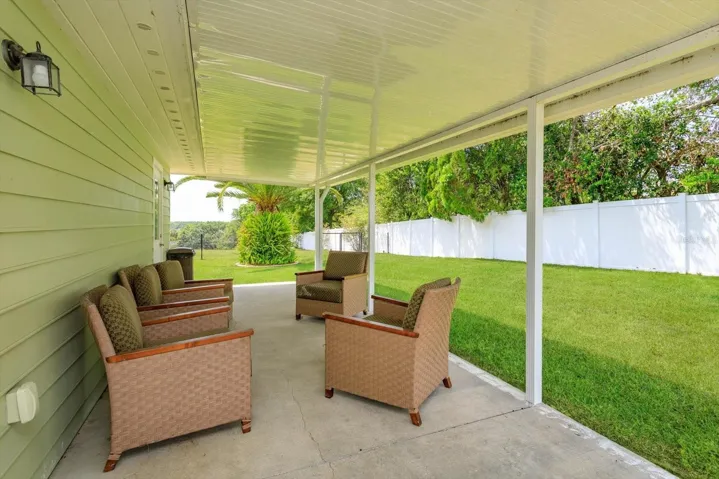 Side yard off of primary bedroom