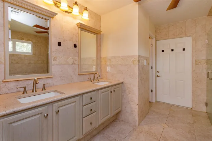 Remodeled primary bathroom