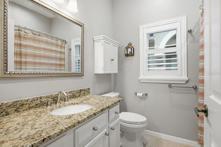 Spare bathroom
