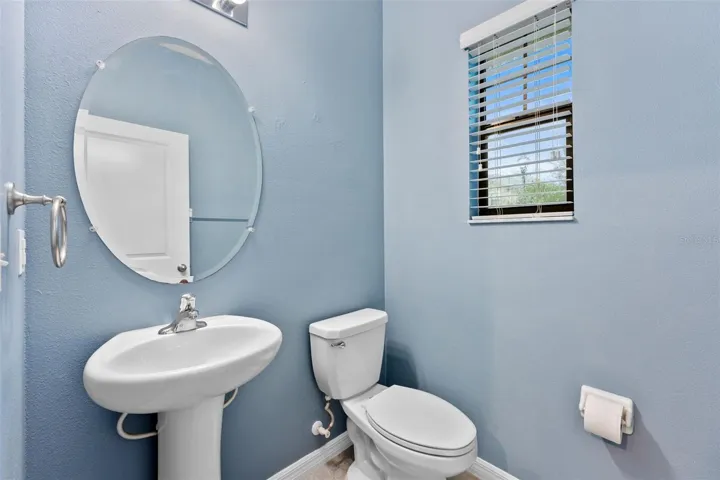 Downstairs half bath