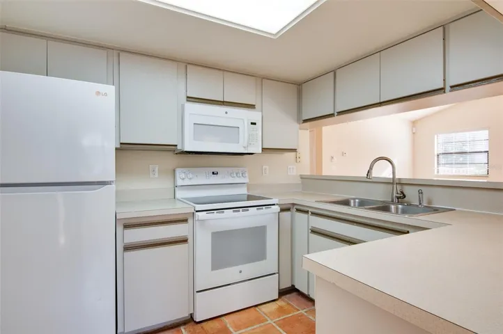 Ample cabinetry