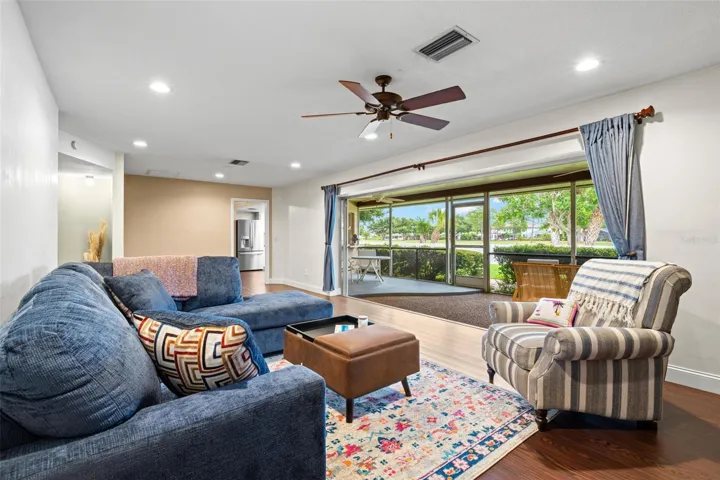 Living room, dining room