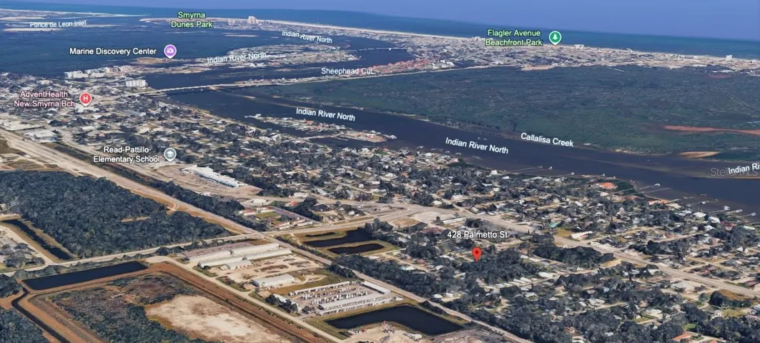 OVERHEAD OF PALMETTO STREET PARCELS