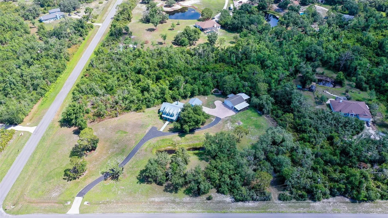 Aerial View of Property and Magnolia Hill Neighborhood