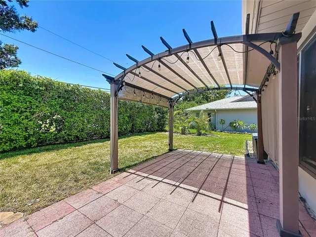 Pergola overlooking Rear Green Space
