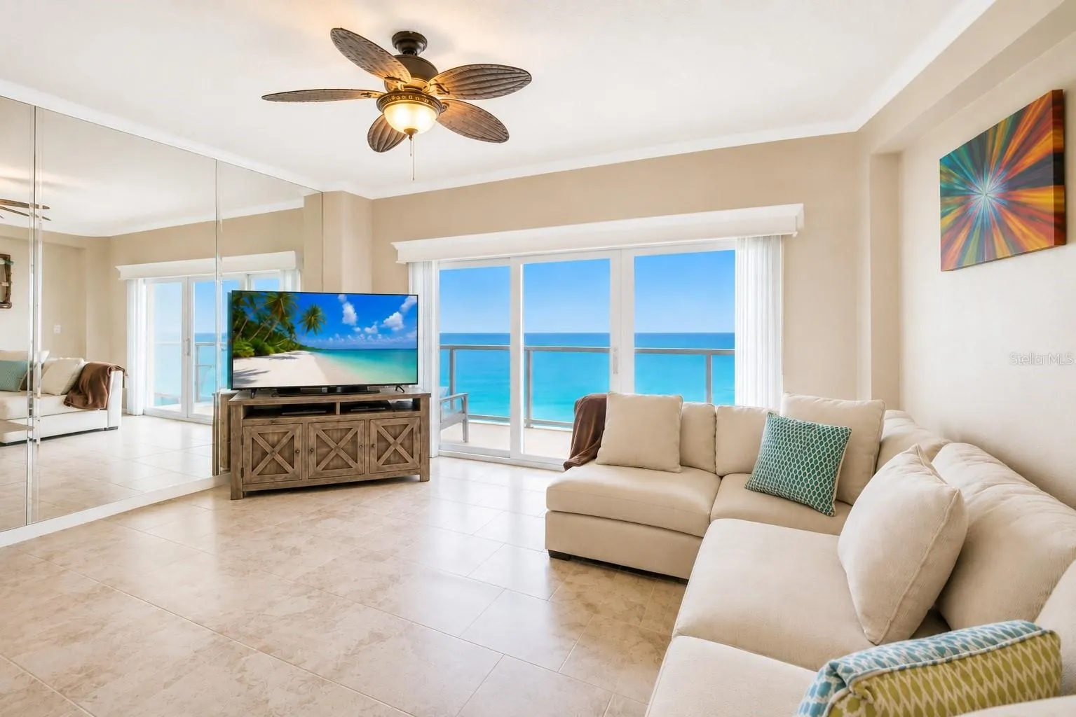 Beautiful condominium with a view.