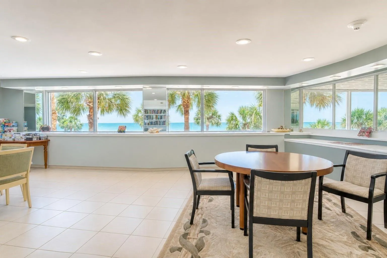 Sunset room, games and office space.
