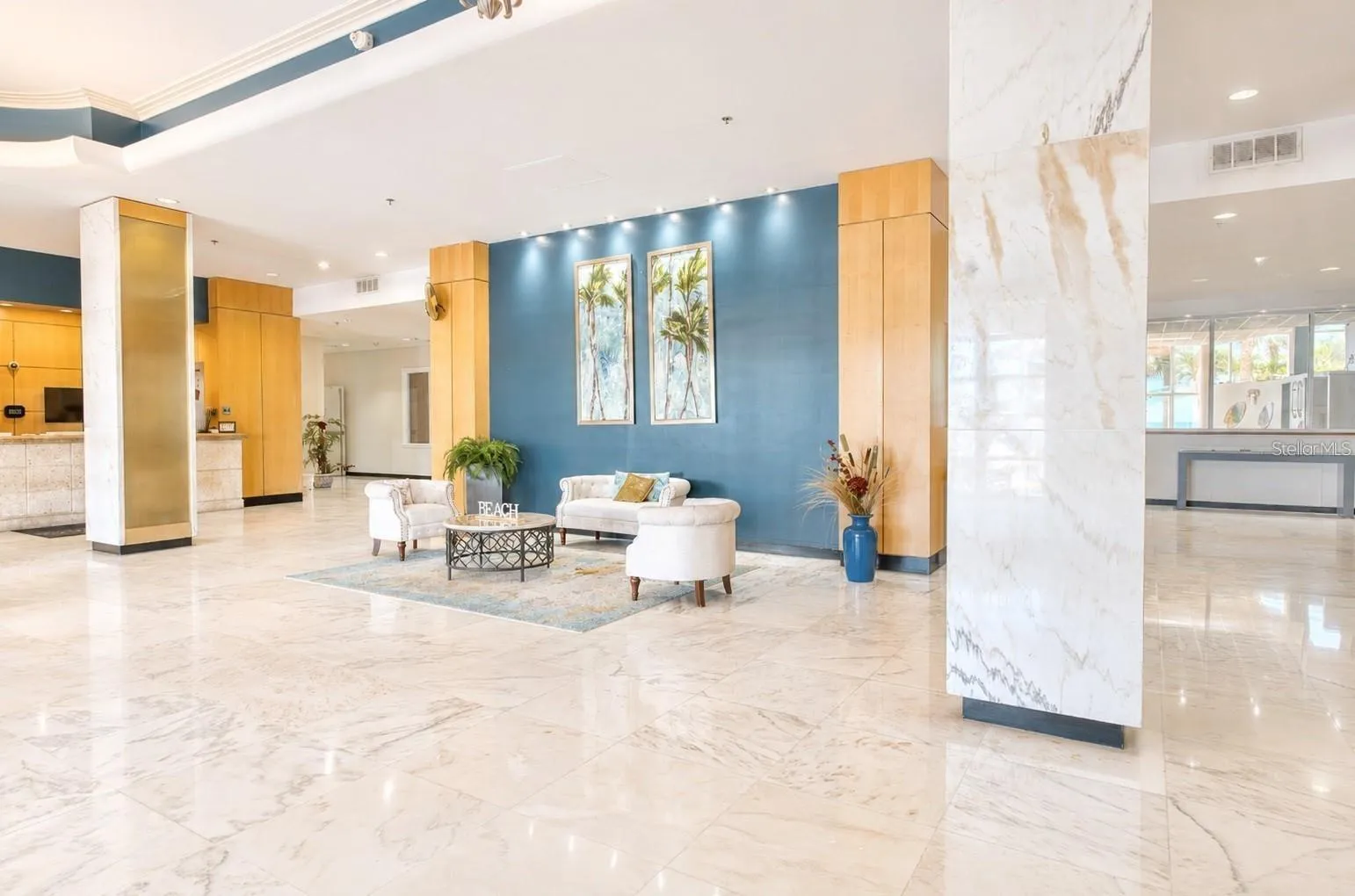 A grandiose lobby.