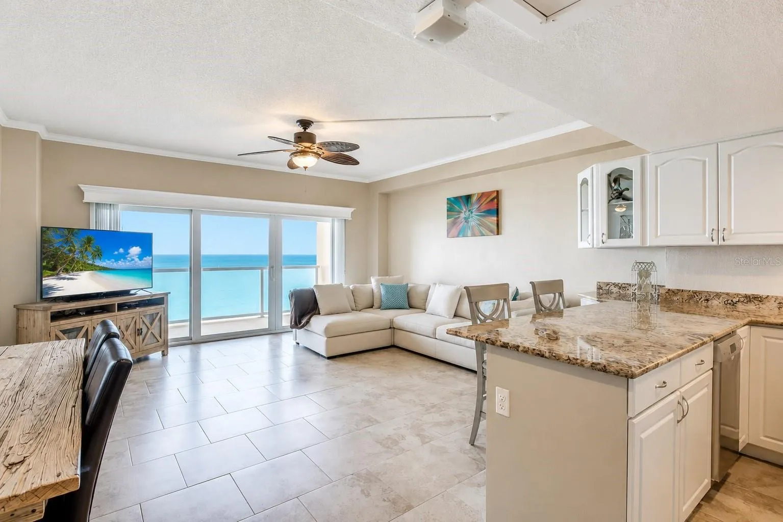 Beautiful condominium with a view.