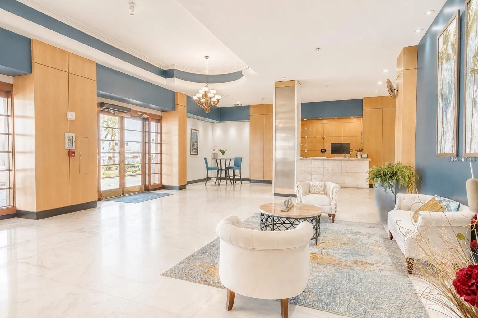 A grandiose lobby.
