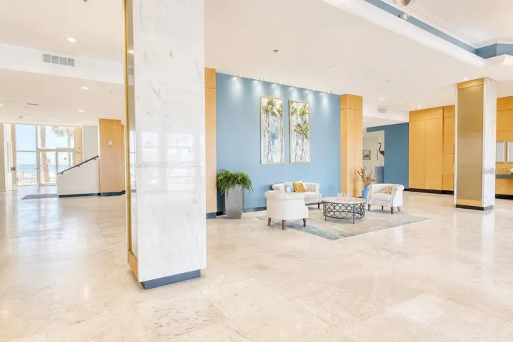 A grandiose lobby.