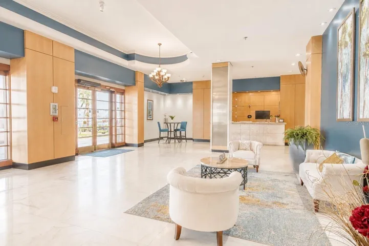 A grandiose lobby.