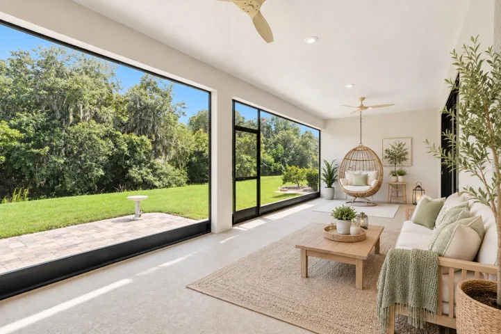 Virtually Staged Lanai