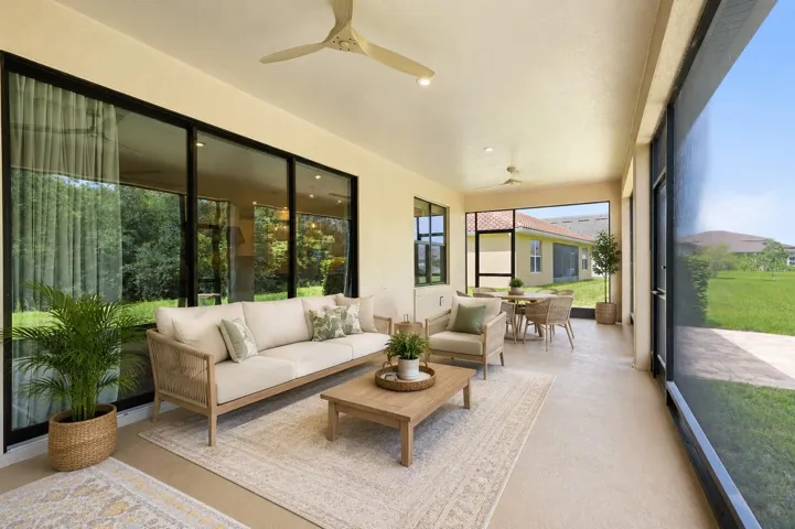 Virtually Staged Lanai