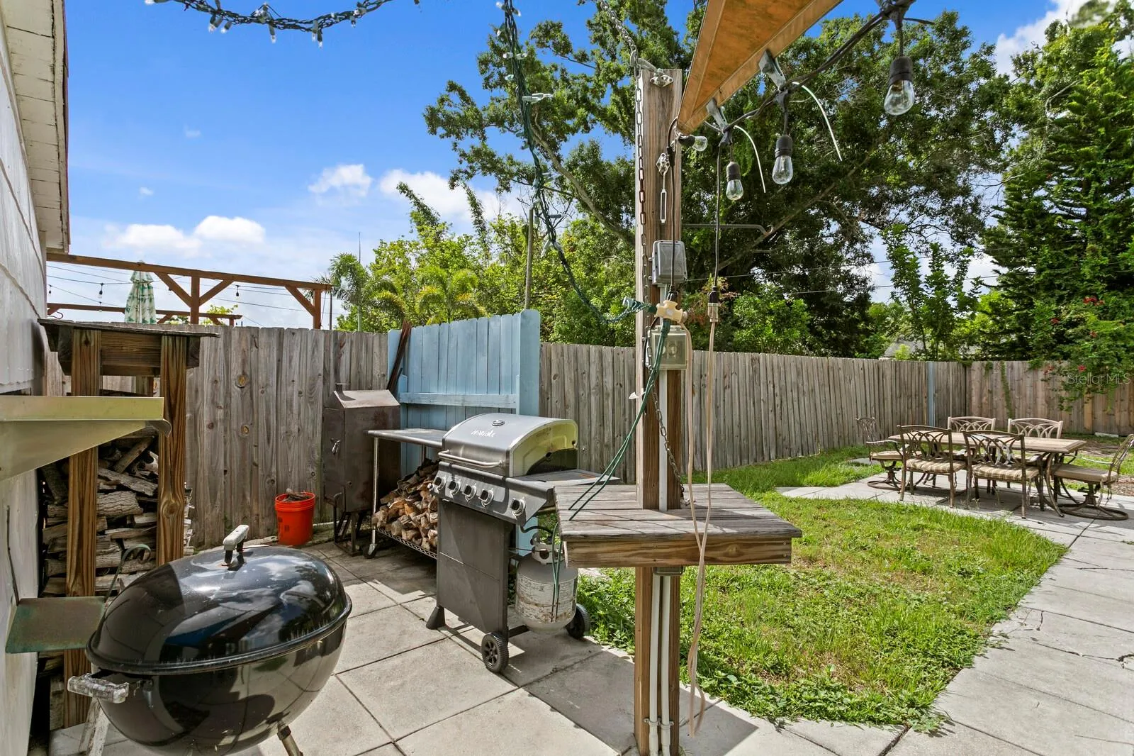 Grilling area