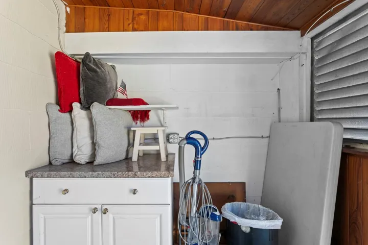 Large porch laundry