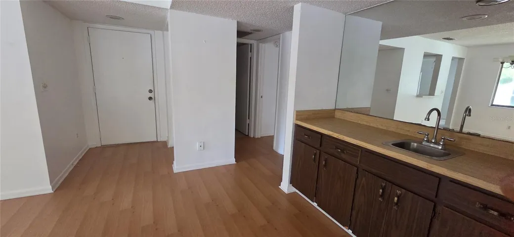 Wet bar in living room