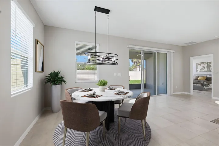 Virtual Stage Dining Area