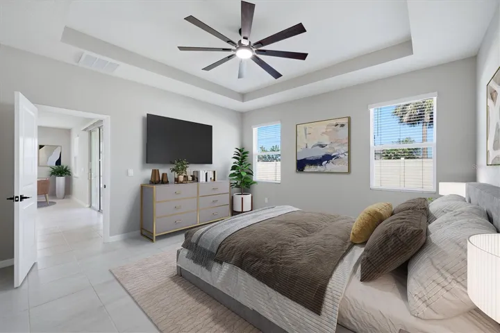 Virtual Stage Primary Bedroom