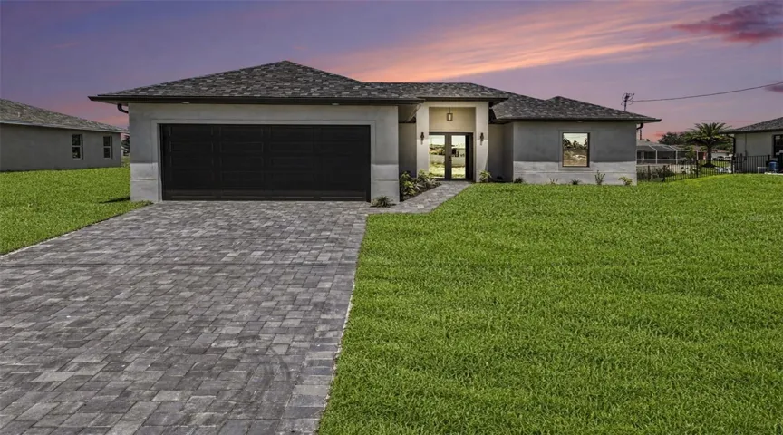 Front picture taken from another model home
