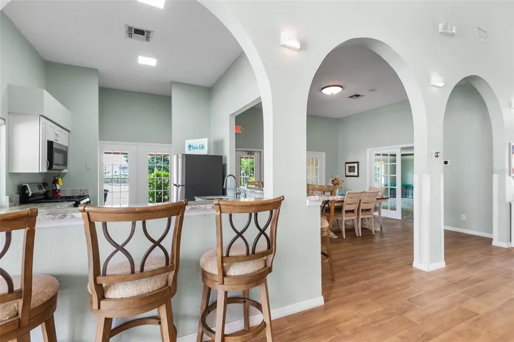 Full Kitchen. Can be rented for private events