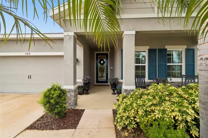 Closeup View of Home