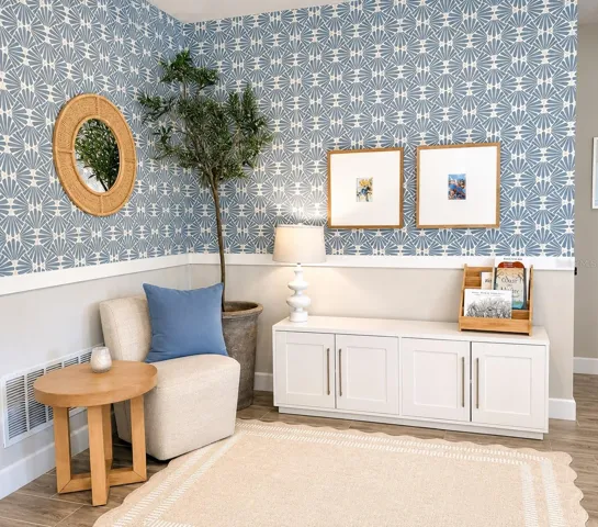 Custom designer features throughout the home