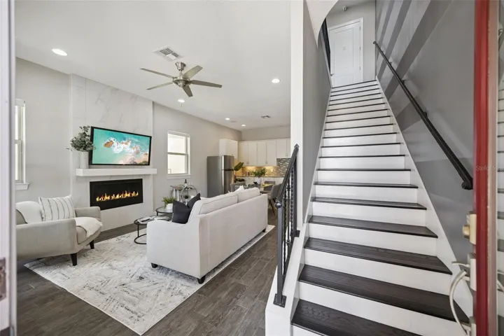 C'mon up! Luxury Living upstairs!