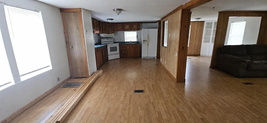 Family room into Kitchen
